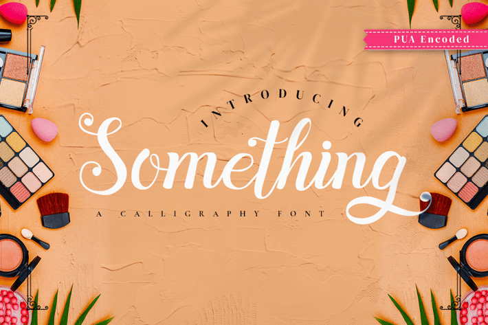 Something - Calligraphy Font