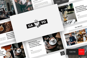 Gayo - Coffee Shop PowerPoint Template