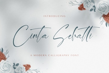 Cinta Sehatti - Calligraphy Font