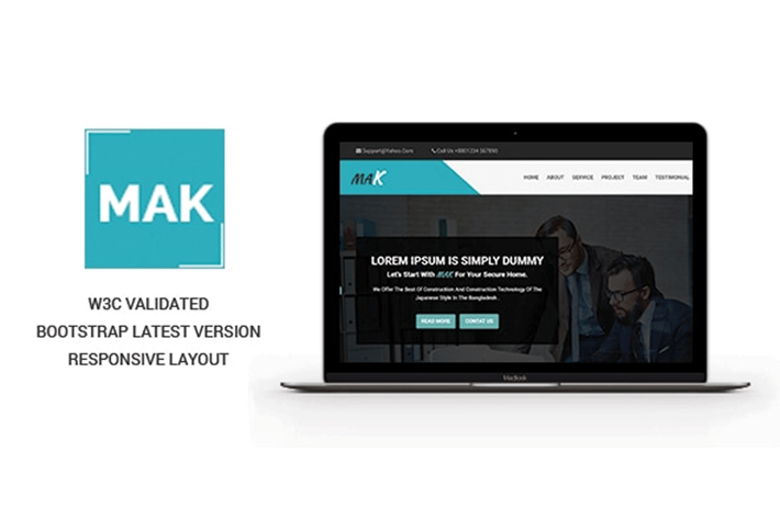 Mack - Personal Portfolio HTML5 Template