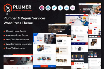Plumer - Plumbing & Repair Services WordPress Them