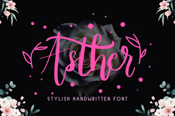 Asther - Stylish Handwritten Font