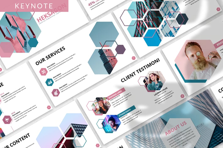 Heksagon - Business Keynote Template