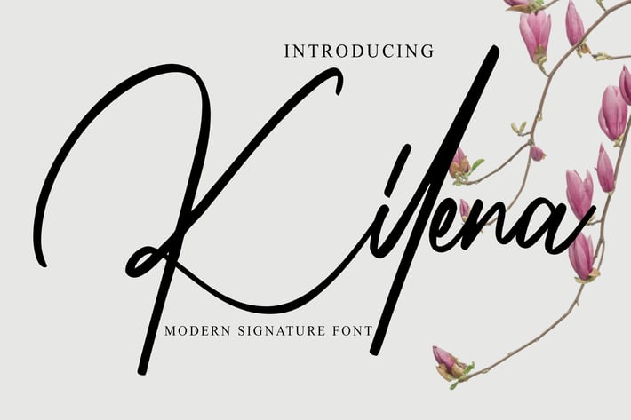 Kilena - Modern Signature Font