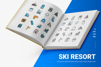 Ski Resort - Icons