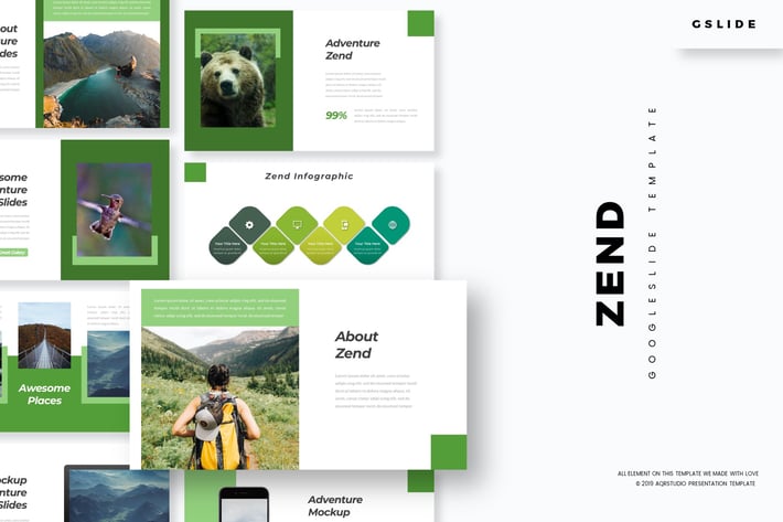 Zend - Google Slides Template
