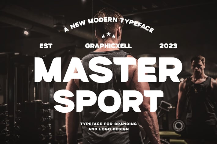 Master Sport Bold Sans Font Typeface