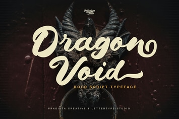 Dragonvoid a Bold & Retro Script 