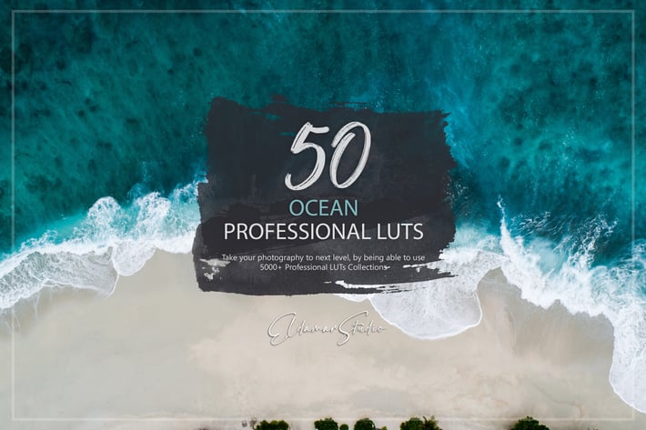 50 Ocean LUTs Pack