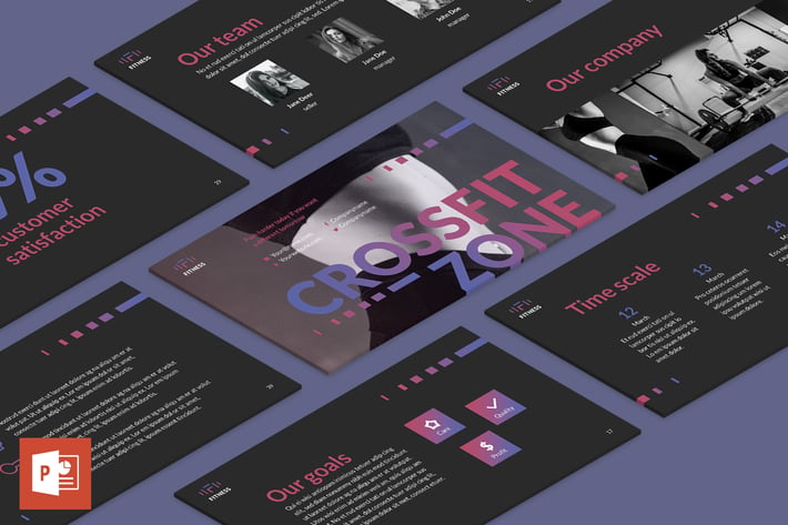 Fitness Studio PowerPoint Presentation Template