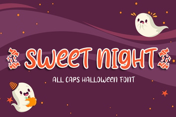 Sweet Night - Halloween Font