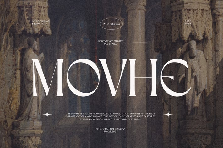 Movhe Elegant Serif Font Typeface