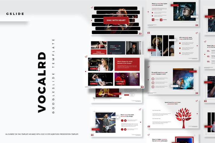 Vocalrd - Google Slides Template