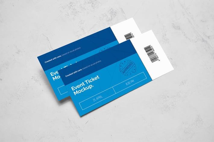 Event Ticket Mockup