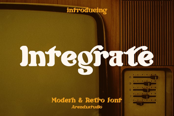Integrate - Modern & Retro Font