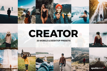 20 Creator Lightroom Presets and LUTs