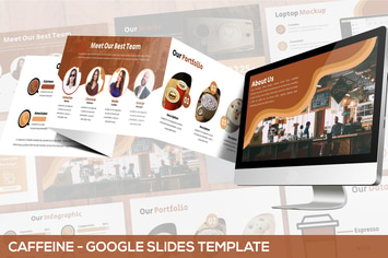 Caffeine - Coffeeshop Google Slides Template