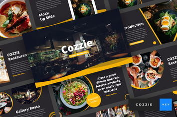 Cozzie - Restaurant Keynote Template