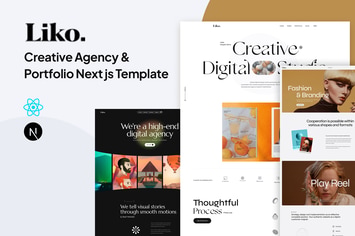 Liko - Creative Agency  Portfolio Next js Template