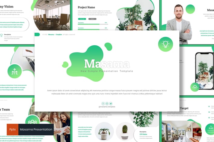 Masama - Simple Powerpoint Template