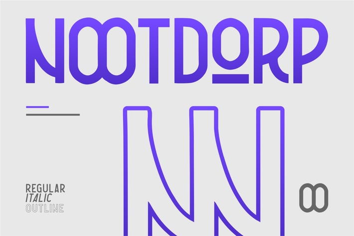 Nootdorp | Headline Typeface