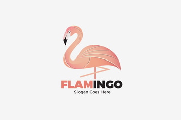 Flamingo Animal Logo