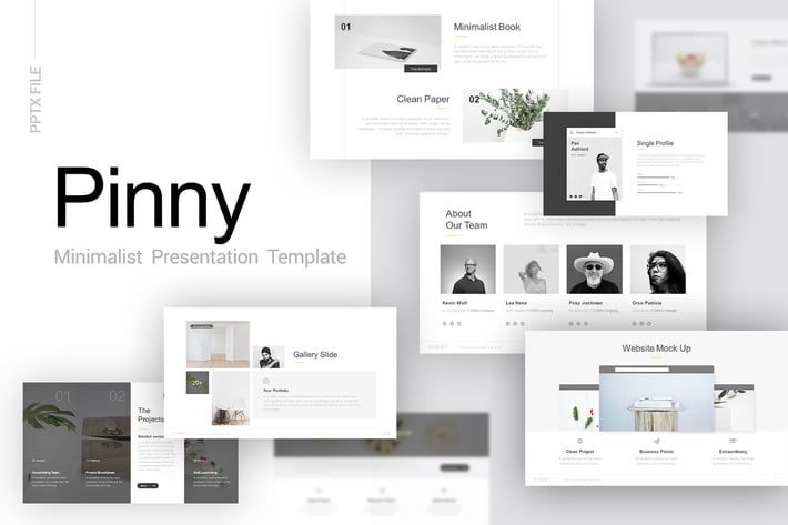 Pinny Minimalist Presentation Template