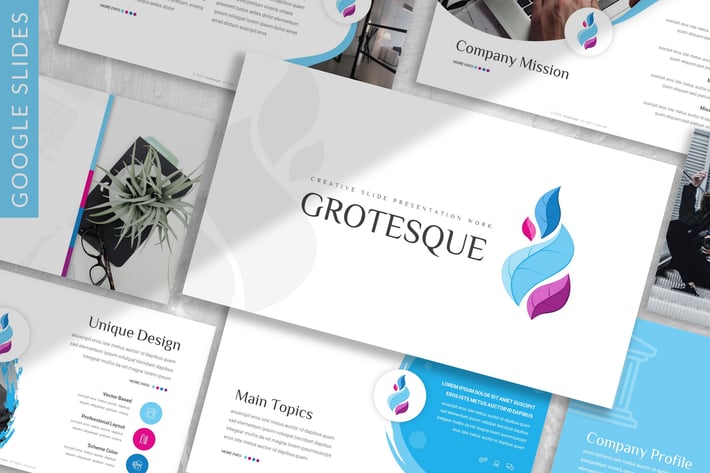 Grotestque - Creative Google Slide Template