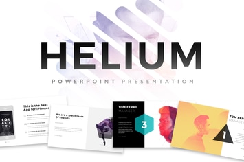 Helium Minimal Powerpoint Template