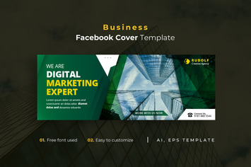 Business r33  Facebook Cover Template