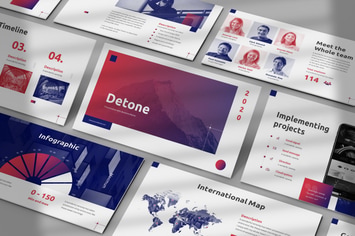 Detone - DuoTone Powerpoint Template