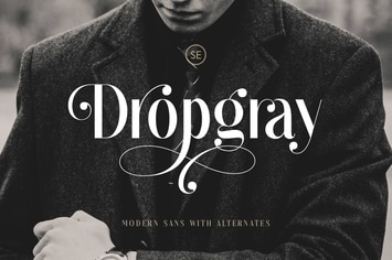 Dropgray - A Stylish Sans