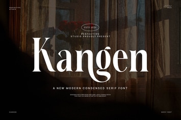 Kangen Modern Elegant Serif Font Typeface