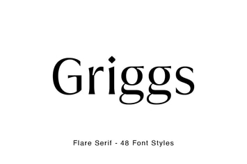 Griggs Flare Font Family