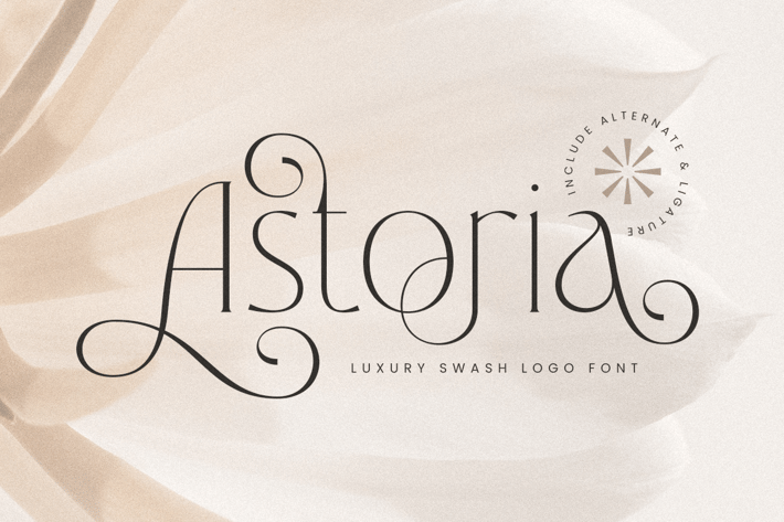 Astoria - Luxury Swash Logo Font