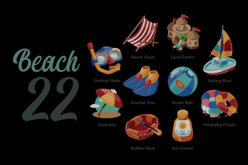 Beach - Illustration Sets
