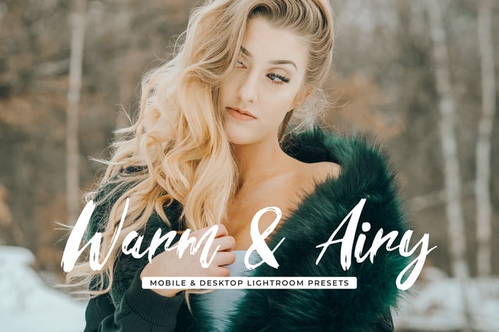 Warm & Airy Mobile and Desktop Lightroom Presets C