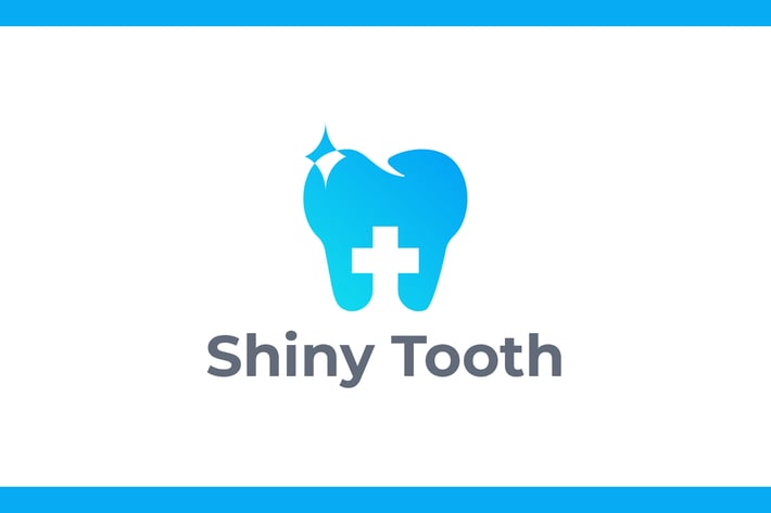Shiny Tooth - Medical & Dentistry Logo