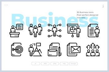 30 Business Icons