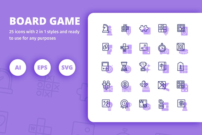 Board Game (Line and Solid)
