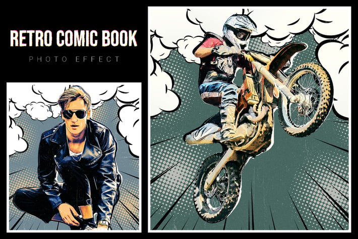 Retro Comic Book Photo Effect
