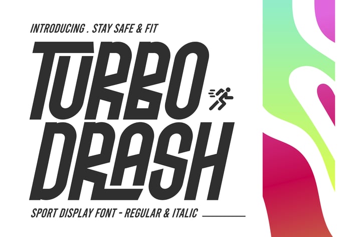 Turbo Drash - Sport Display Font