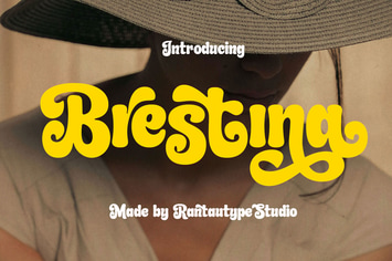 Brestina Retro Display Font