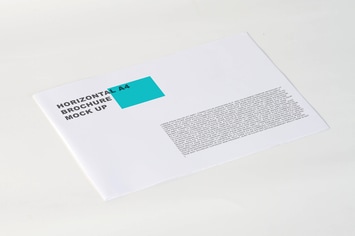 Horizontal A4 Brochure Mock Up