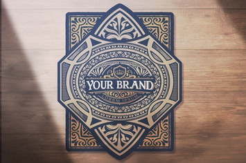 Vintage Style Label Layout