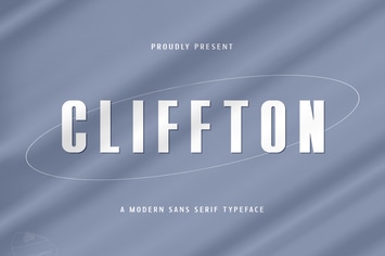 Cliffton - Modern Sans Serif Typeface