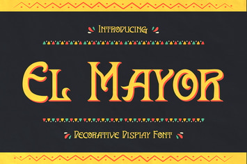 El Mayor – Display Decorative Font