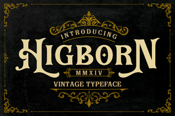 Higborn - Vintage Typeface
