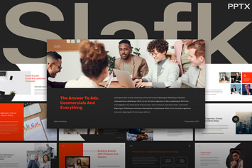 SLAFK - Digital Marketing Powerpoint Template