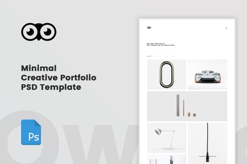 Owlfolio - Creative Portfolio PSD Template